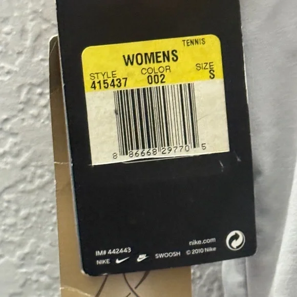 Nike Gray/Orange Maria Sharapova Tennis Dress w/ Bra Pleated Skirt NWT - Picture 6 of 11